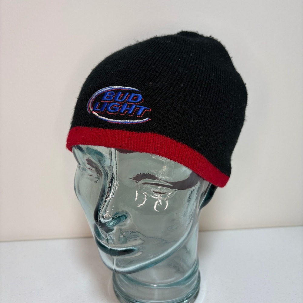 Y2K 2000's Bud Light Chicago Bulls Reversible Beanie